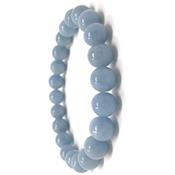 Bracelet perles rondes - Angelite