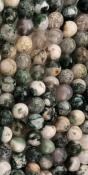 Agate arbre - Perles rondes