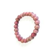 Bracelet perles rondes - Rhodochrosite