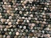 Agate arbre - Perles rondes