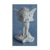 Statue Ange Papillon sur feuille