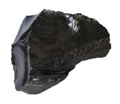 Obsidienne noire brute n° 7
