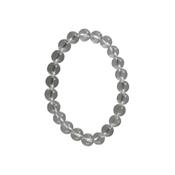 Bracelet perles rondes - Cristal de Roche