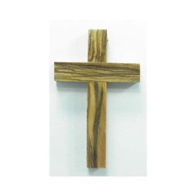 Pendentif croix olivier avec cordon