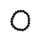 Bracelet perles rondes - Onyx