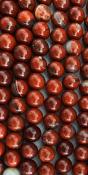 Jaspe rouge - Perles rondes