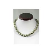 Collier perles rondes - Jaspe Dalmatien