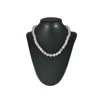 Collier perles rondes - Quartz rose