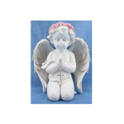 Statue Ange qui prie avec grandes ailes