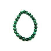 Bracelet perles rondes - Malachite