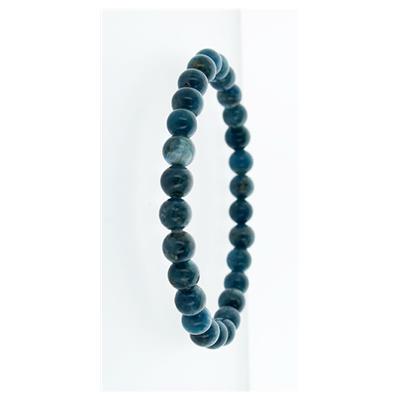 Bracelet perles rondes - Apatite