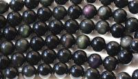 Obsidienne Oeil Céleste - Perles rondes